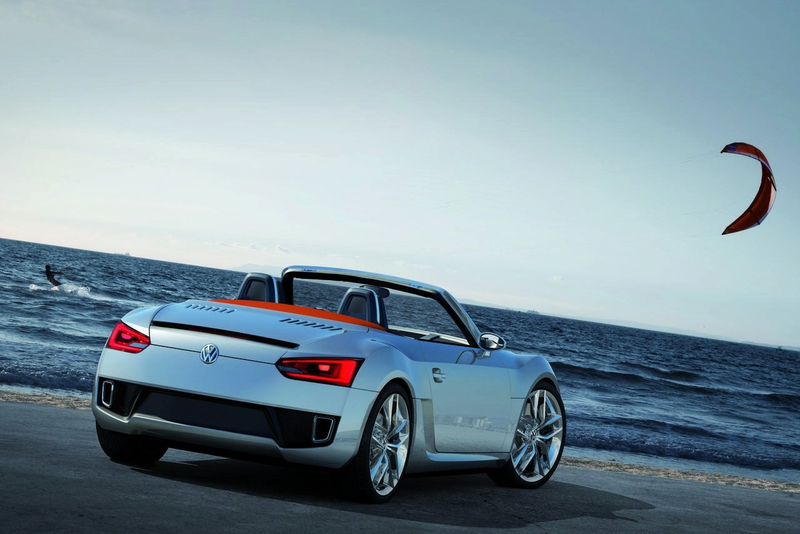 Illustration for article titled VW Bluesport Roadster: The Mid-Engined Diesel Sportscar